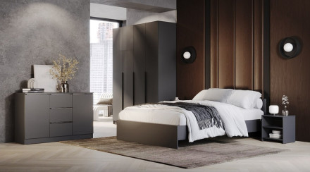 Стол туалетный Элегант, Графит 