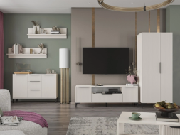 Шкаф 2-х створчатый Кимберли, Кашемир