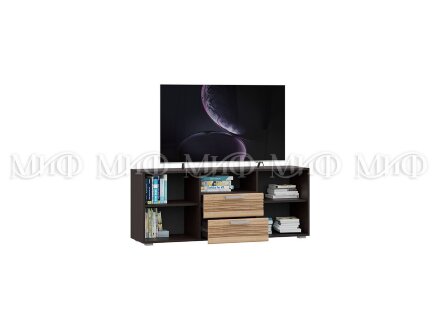 Тумба ТВ с двумя дверями и ящиками ТБ-006 Асти  
